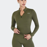 PILOT LONG SLEEVE BODY TOP / OLIVE