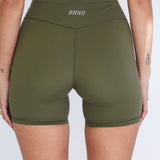 PILOT MIDI BIKE SHORTS / OLIVE